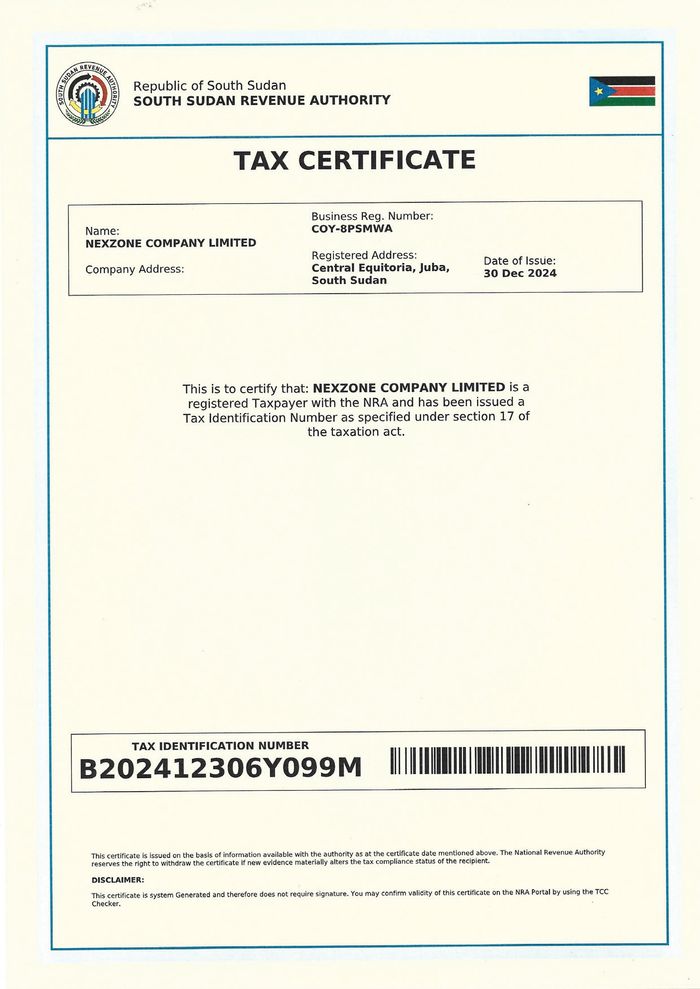 Tax Clearance & Registration